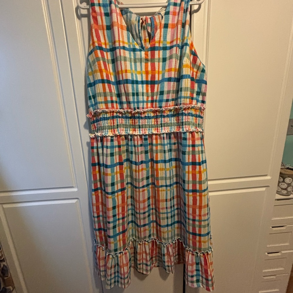 Colorful Plaid women’s dress
